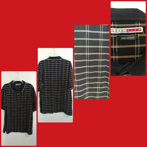 🏌️MENS GRAND SLAM MERCERIZED GOLF POLO SIZE XL - Picture 1 of 5